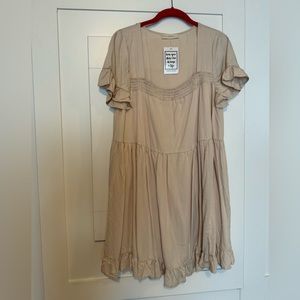 Cream babydoll Dress - new!